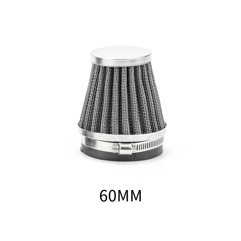 Filtre à air conique moto haut débit en aluminium réglable 35 à 60mm - 2