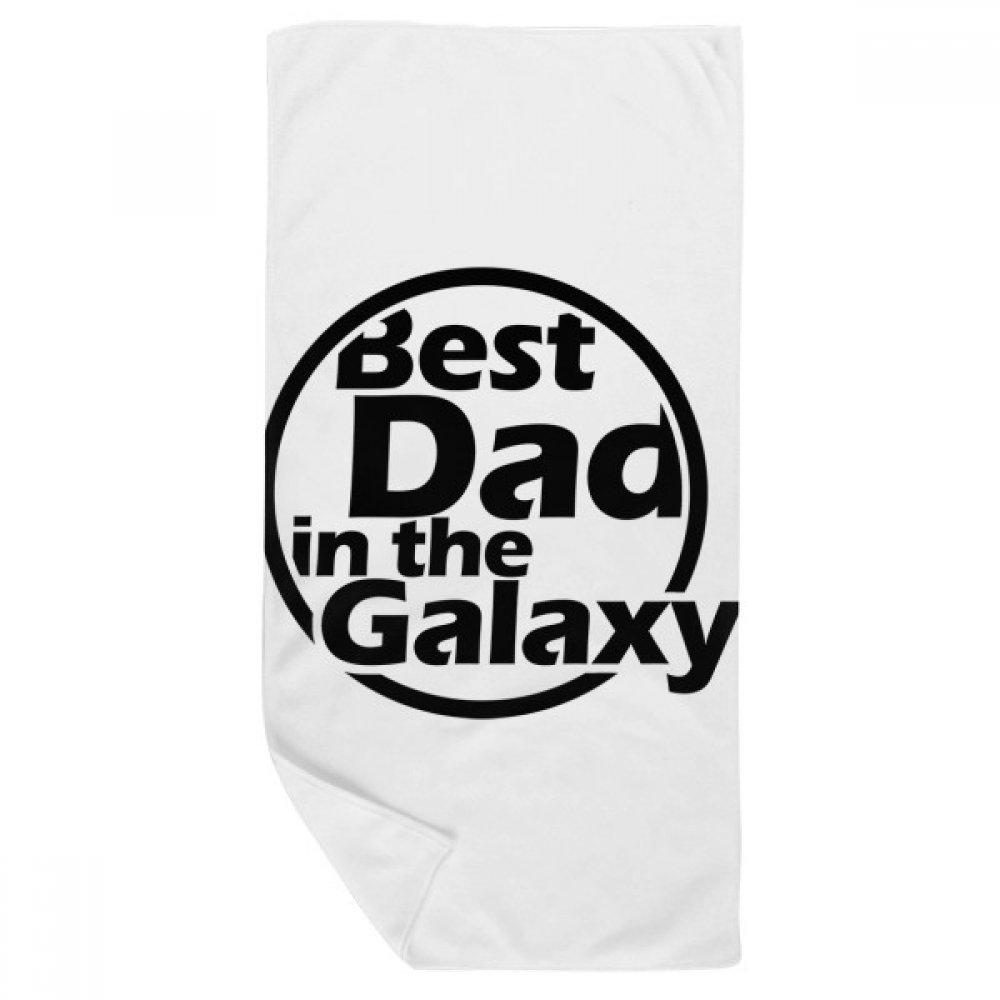 Serviette de bain Le Meilleur Papa : drap de toilette multicolor 35 x 70 cm