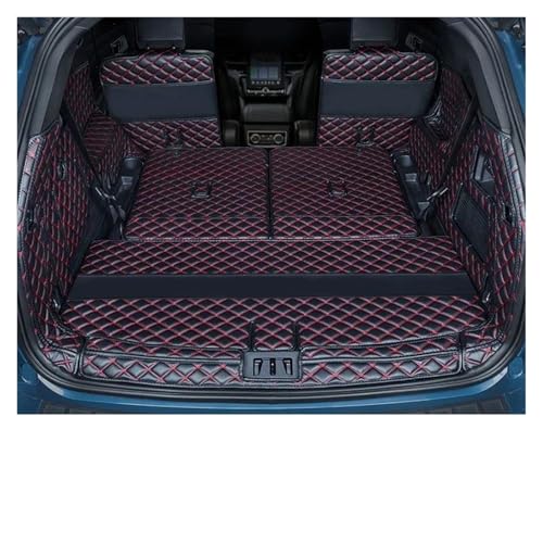 トランク マット に適合する フォード に適合する エクスプローラー 2011-2025 用 トランクマット カーゴライナー カーペット ラゲッジカバー(BLK Red 1)