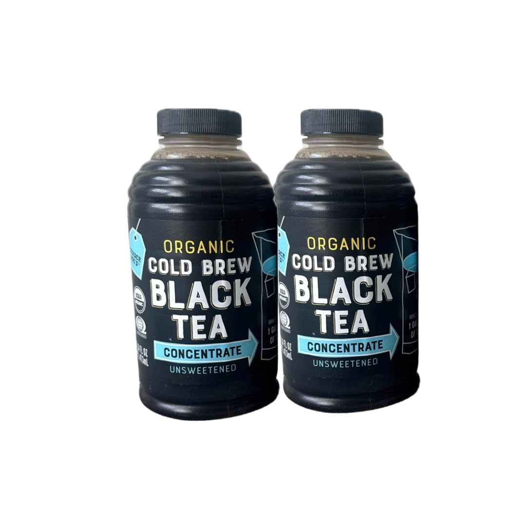 Organic Cold Brew Black Tea Concentrate - 2 bottles