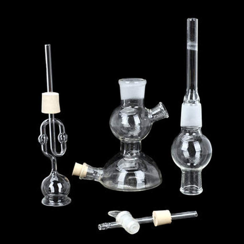 125ml/250ml Kipp Wasserstoff-Gasgenerator Kipp's Apparate Labor Glas Glaswaren Kit