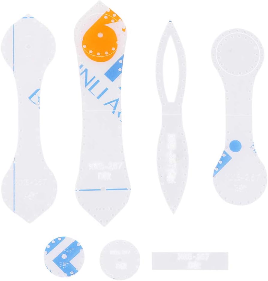 1 Set Acrylic Keychain Pendant Pattern Stencil DIY Leatherware Keychain Pendant Cutting Template Kit Acrylic Cut Pattern Templates Kit Leather Craft DIY Tool Kits for DIY Making