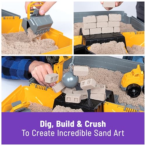Kinetic Sand 6059398 Construction Site Folding Sandbox thumb #2
