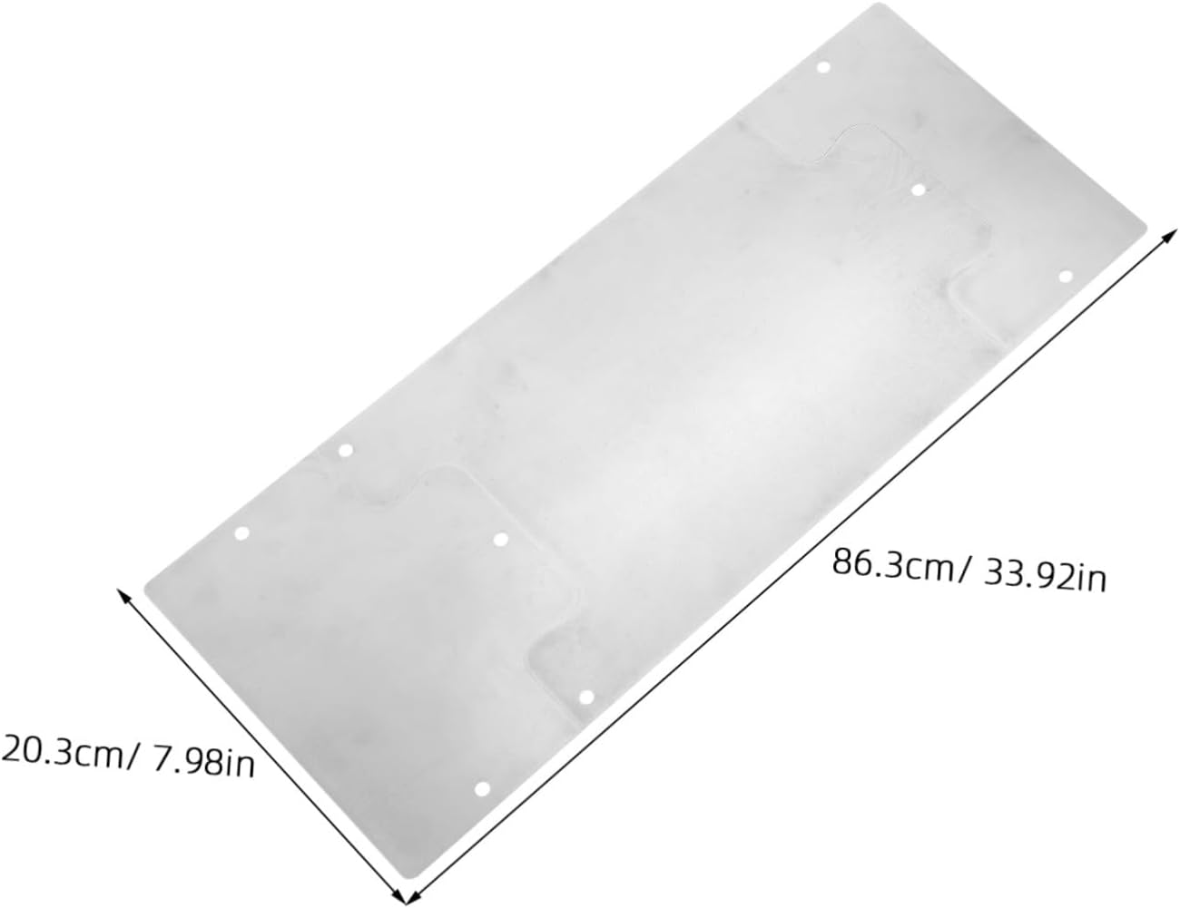 Heavy Duty Stainless Steel Door Kick Plate Xin for Interior Exterior Doors Anti-Scratch Corrosion Resistant Metal Protector for Wood Metal Bottom