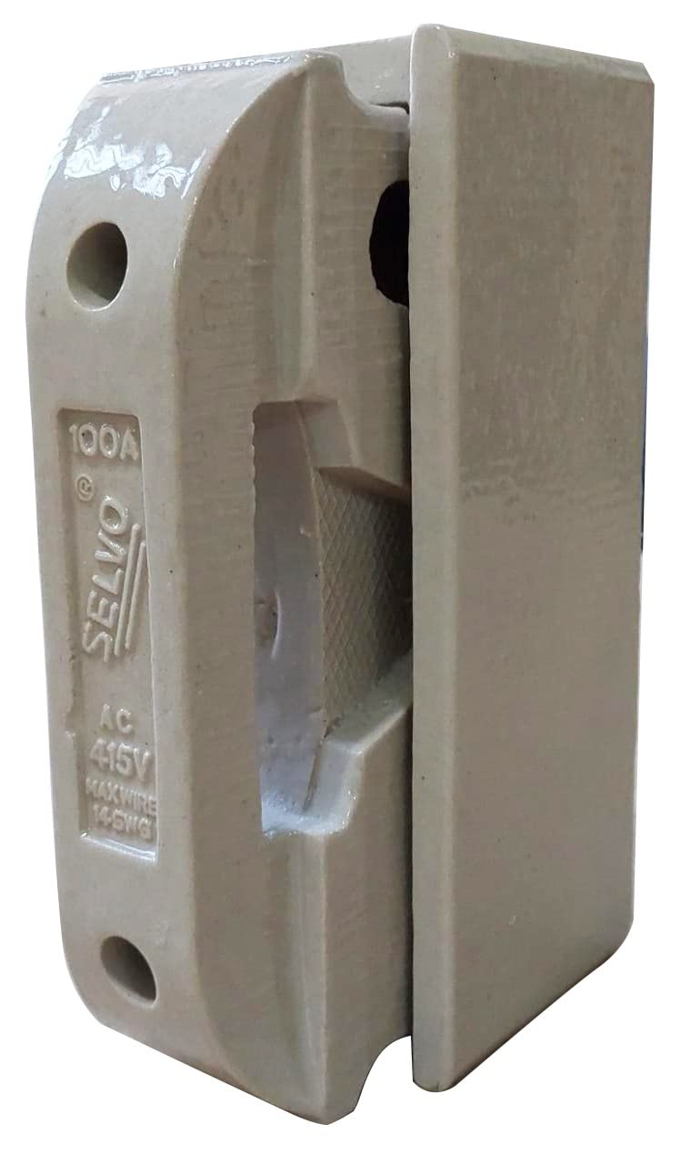 SELVO 100A 415 Volt AC Porcelain Fuse Units (KITKAT Fuse) (B0B74XKZSW) Amazon Price History, Amazon Price Tracker