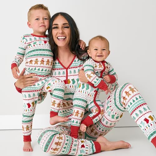 Image of Little Sleepies Womens Pajama Top, Viscose from Bamboo, Henley Button Up Nursing PJs, Family Matching Pajamas for Women Set