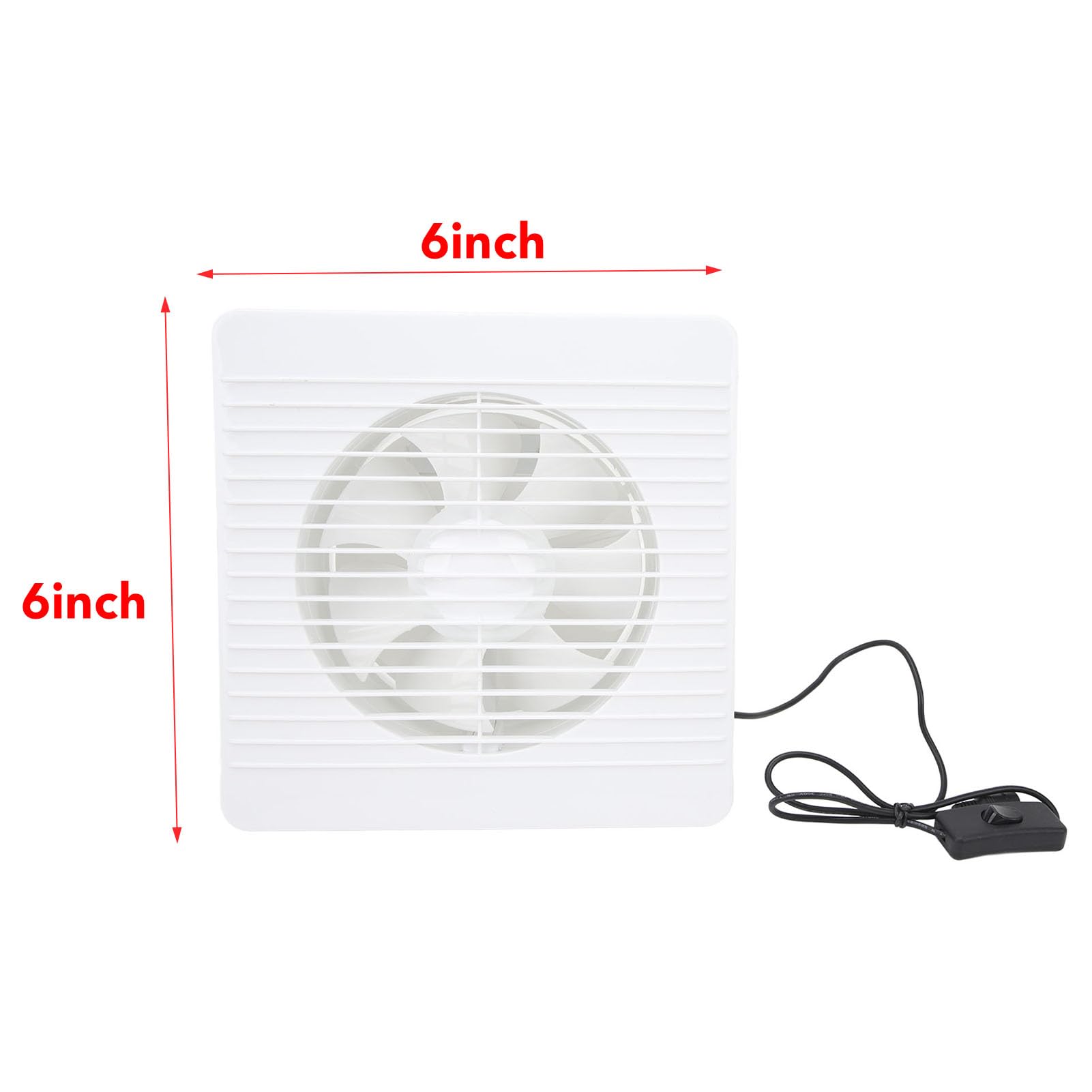 Panel Słoneczny Wentylator Wyciągowy, 15W 6 Łopatek Kabel 16