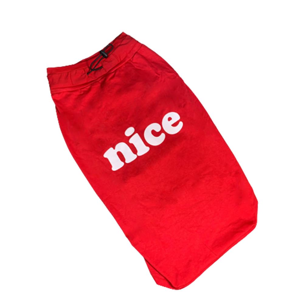 A+A Pets Graphic Printed Nice Premium Tshirt | for Dog, Puppy, and Cat | Round Neck | Breathable Costumes Soft, Light Weight Apparel | 100% Cotton (S, Red)