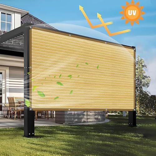 Filet de jardin jaune 6x6 m pour abriter les fleurs et serres