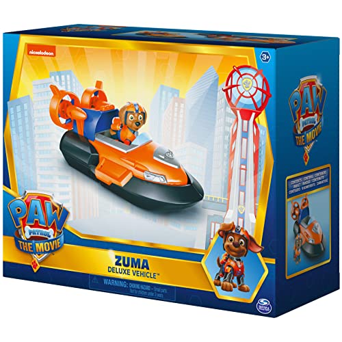 Paw Patrol, Zuma’s Deluxe Movie Transforming Toy Car With Collectible Action Figure, Kids Toys For Ages 3 And Up #TOP6