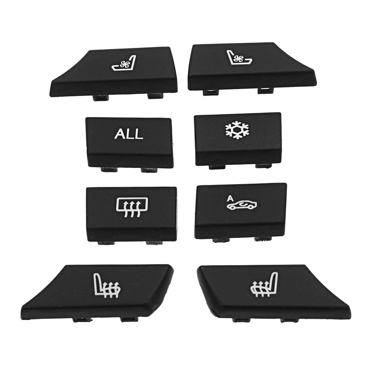YONGYAO 14pcs Bouton Touches Bouchons kit d'outils de réparation Interrupteur de Chauffage de climatisation pour BMW 5 6 7 F10 F01 F12