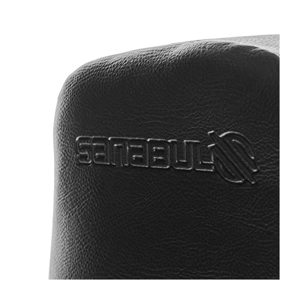 Sanabul Battle Forged Kickboxing Muay Thai Pads 2pcs Boxing Pads | Martial Arts Training Equipment and Muay Thai Taekwondo Kick Pads | (1 Pair) Black