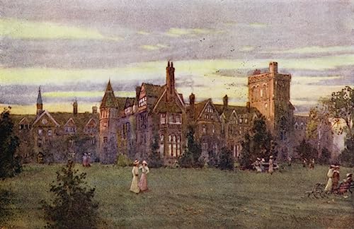 Peinture murale Soirée au Girton College de William Matthison en toile