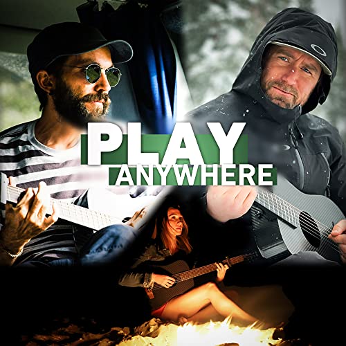 Klos Travel Guitar, Durable Carbon Fiber Acoustic Guitar - Black With Gig Bag, Strap, Capo And More #TOP4