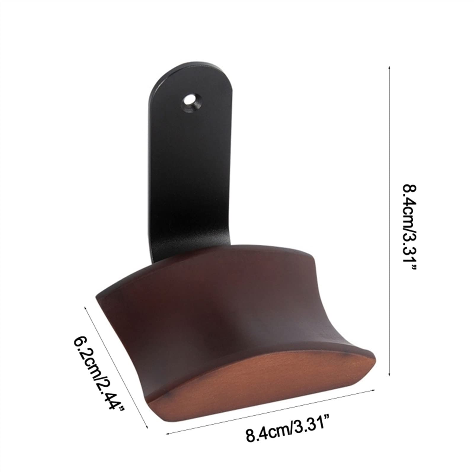 Supporto per Cuffie, Gancio per Cuffie, Appendiabiti da scrivania in Legno e Lega di Alluminio per Accessori