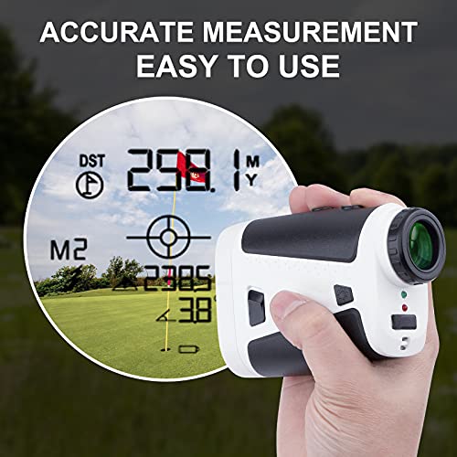 Telemetro-Laser-per-Golf-e-Caccia-Telemetro-Lungo-1000-Iarde-con-Ingrandimento-7X-Pendenza-Blocco-Bandiera-Vibrazione-Telemetro-Legale-per-Tornei