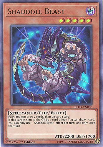 Yu-Gi-Oh! - Shaddoll Beast - BLHR-EN083 - Ultra Rare - 1st Edition - Battles of Legend: Hero's Revenge