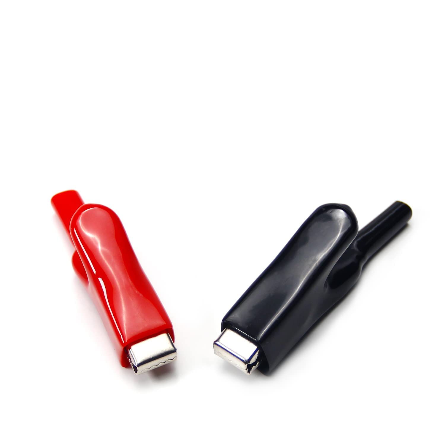 Pack De 6 Pinzas Cocodrilo Reforzadas Para Baterías De Coche, 100A, Ideales Para Arranque Con Puente Y Trabajos Eléctricos