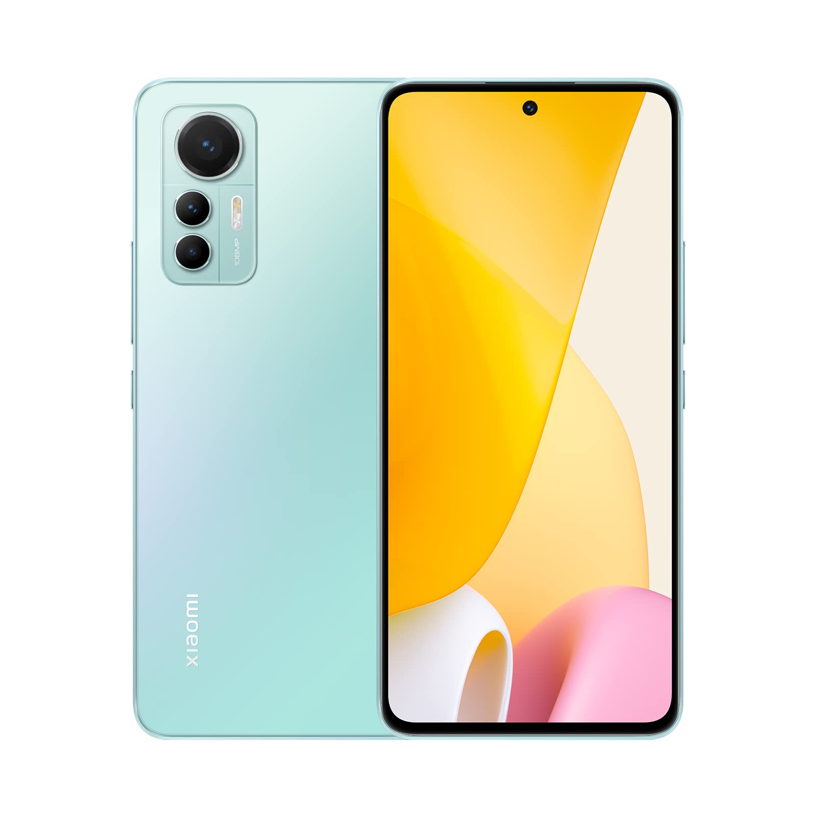 Xiaomi 12 Lite 5G Smartphone 8 + 128 GB, 16,6 cm (6,5 Zoll) 120 Hz AMOLED Display, Snapdragon 778G, 108 MP Dreifach-Kamera, 4300 mAh mit 67 W Turbo-Ladung, Grün