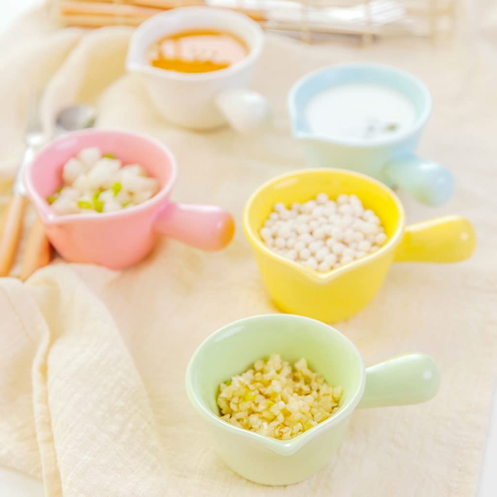 Grande Tasse à Lait avec poignée, Mini Tasse à Lait en céramique, Pot à Steak, Seau à jus, pichet à Lait, café, Tasse à Lait, Bol à Dessert, Sauce à Sauce,Green