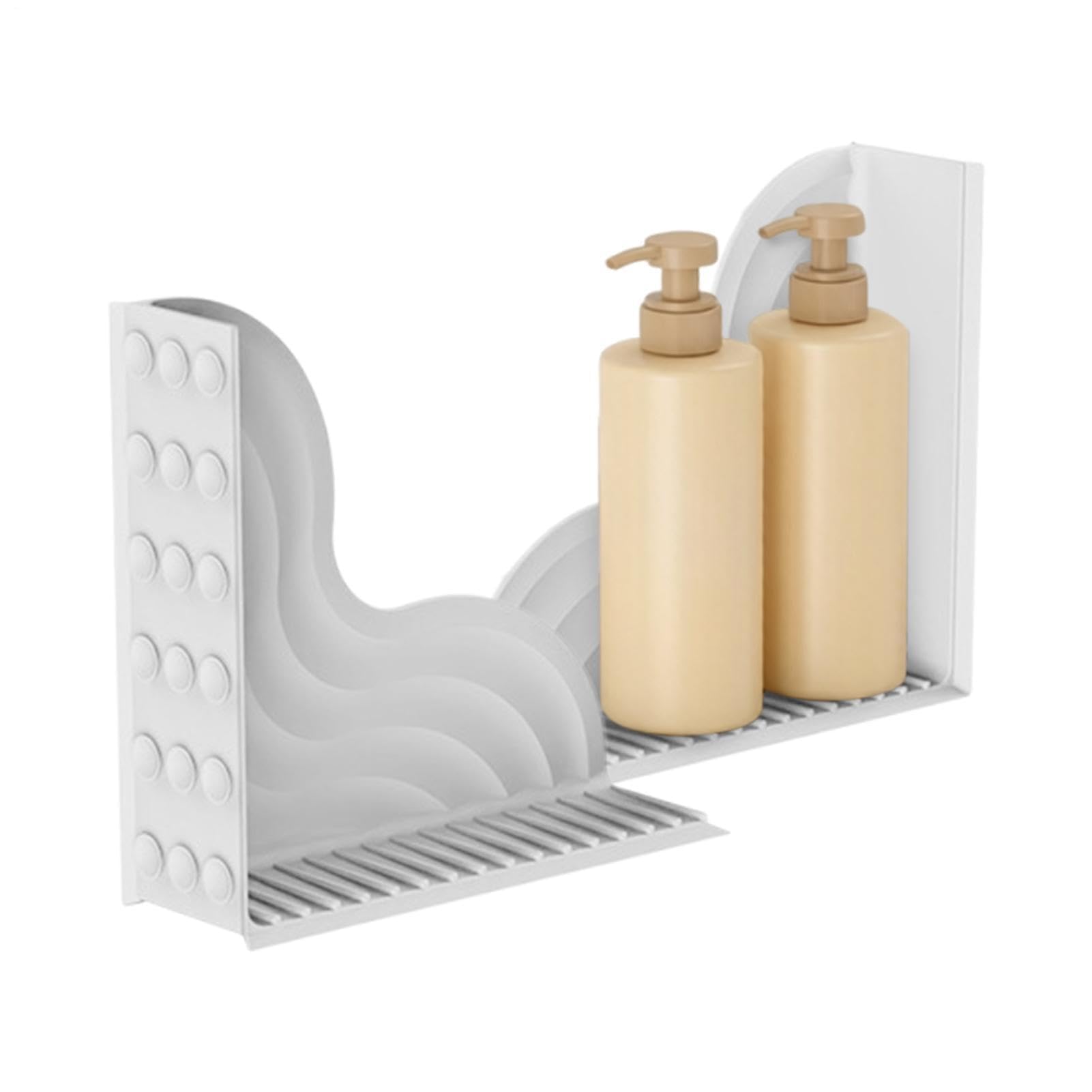 Paraspruzzi per doccia con forti ventose, barriera flessibile in silicone per bagno, cucina, vasca da bagno, ideale per proprietari di case, anziani, affittuari e genitori impegnati