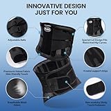 HLGO Lower Back Pain Relief & Posture Correction Back Support Belt Ergonomic Adjustable Lumbar Support with Extended 4CM Hook Closure & Breathable Mesh for Office, Gym, Sports Unisex Design size XL - Image 5