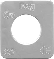 Vista 6 de GG Grand General Placa de interruptor de luces de baliza de acero inoxidable 68602 para Kenworth