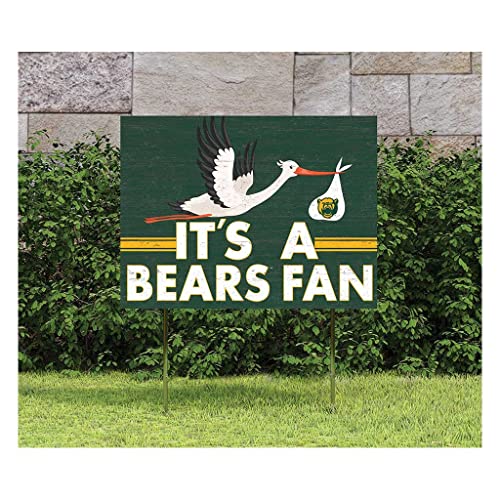 KH Sports 18x24 Lawn Sign Stork Yard Sign It's A Baylor Bears