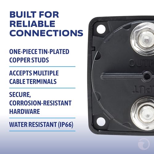 Image of Blue Sea Systems On /Off Battery Isolator Switch With Locking Key, Black, 6005200 m‑Series