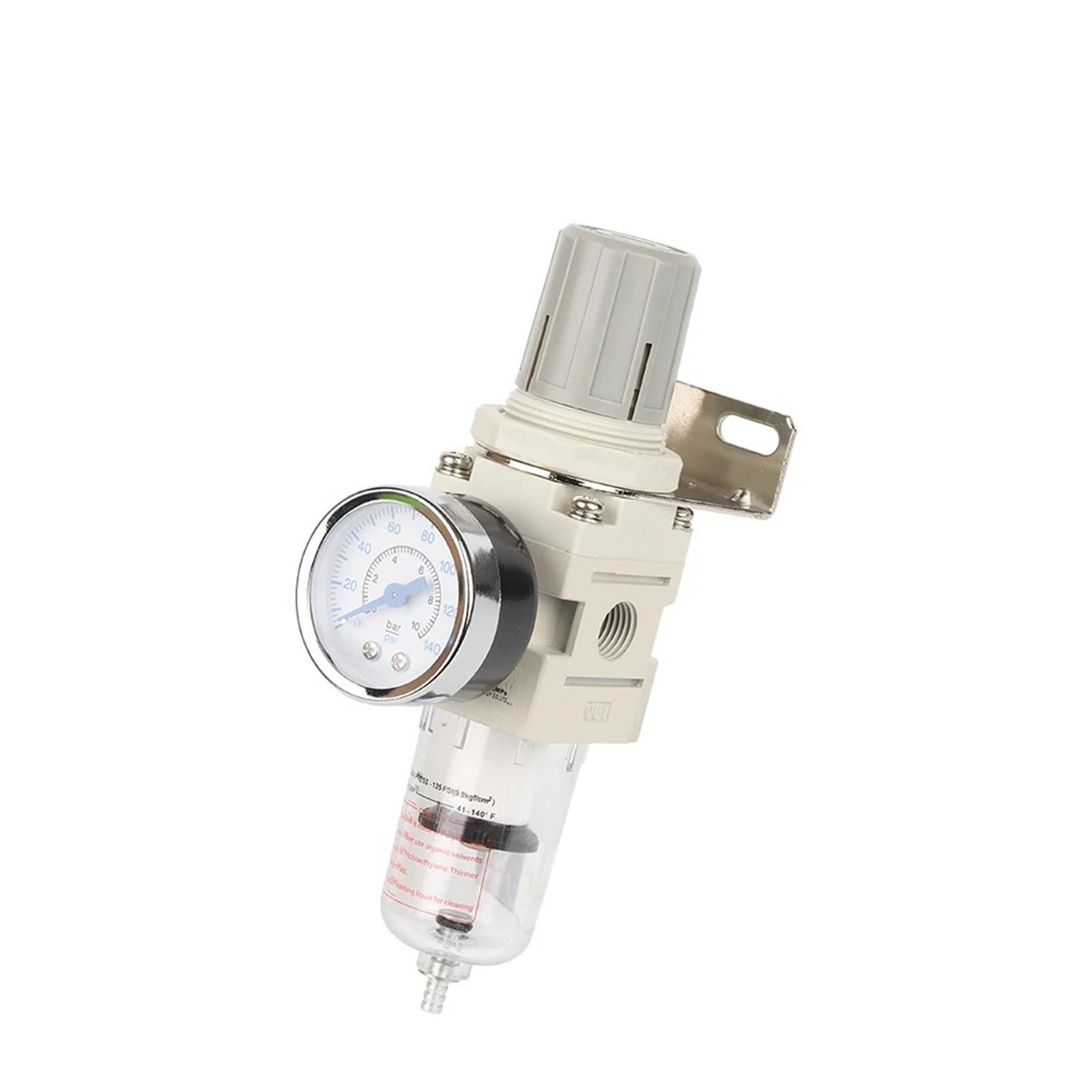 Jwvialel Only Aw2000-02 Aw2000-02 Pneumatic Compressor Air Filter Source Treatment Pressure Regulator Gauge Oil Separator 1Pcs(Only Aw2000-02)