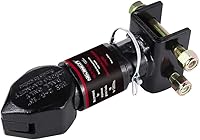 NBJINGYI Adjustable Trailer Coupler 2-5/16" 12500 LBS Capacity Black Powder Coat Channel-Mount Heavy Duty