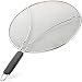 Medium Splatter Screen for Frying Pan - Stops Almost 100% of Hot Oil Splash - 11.5" Stainless Steel Grease Guard Shield and Catcher - Keeps Stove and Pans Clean & Prevents Burns When Cooking by Zulay