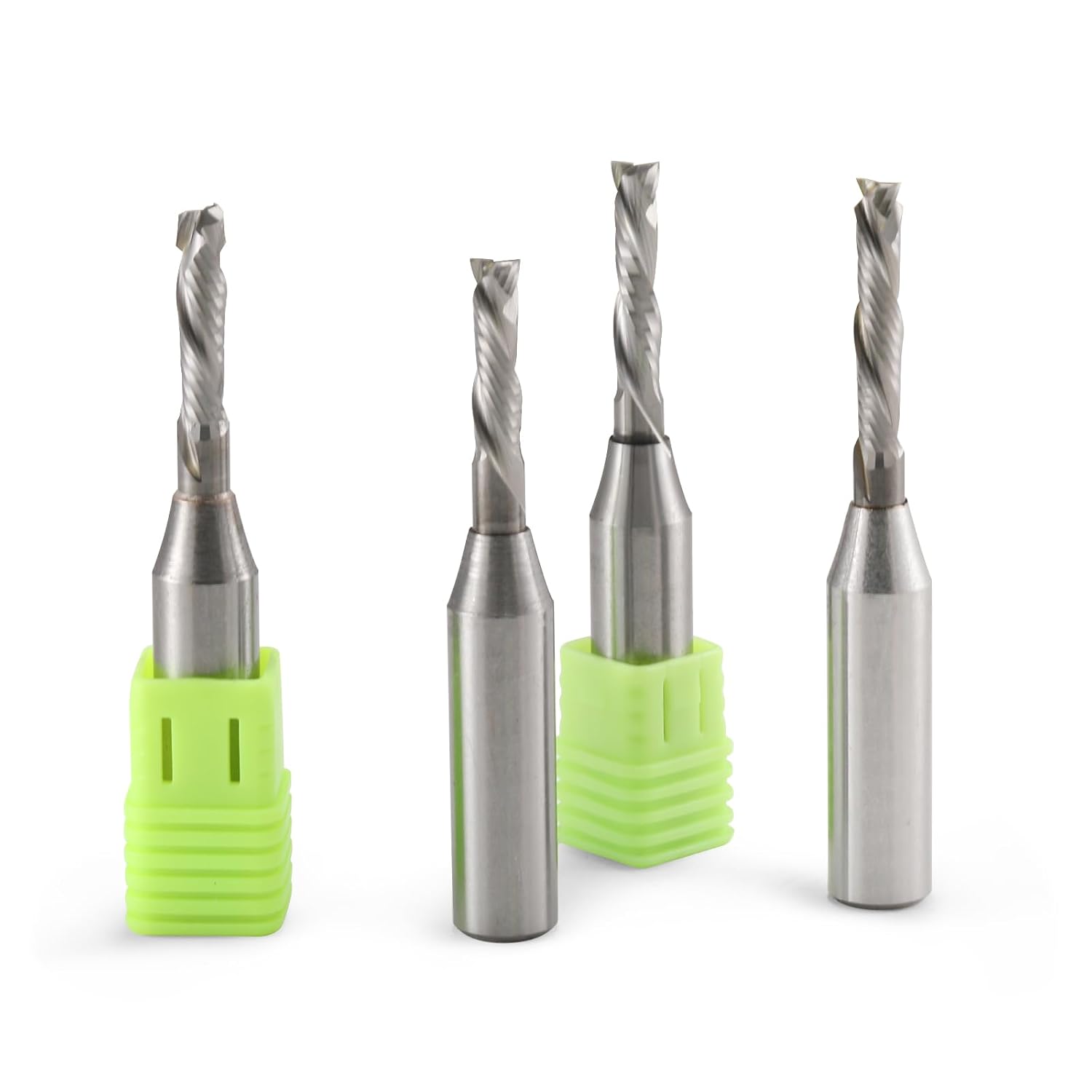 5pcs 12.7mm Shank UP and Down Cut Two Flutes Spiral Carbide Tool TCT Milling Cutter Compression Wood End Mill for Engraving Slotting(5Pcs 12.7x6x28)