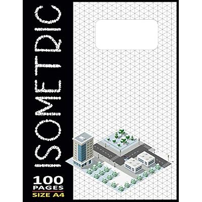 Engineering Paper Isometric Drawing Pads Large A4 8.5X11 Inches - 100 Numbered-Page: Gifts For Architecture Students Isometric Drawing 3d Notebook Paperback January 31, 2021