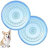 Hunde Frisbee Paketinhalt: Sie erhalten 2 stück blau frisbee scheibe, 15.5 cm durchmesser, die im freien leicht zu erkennen sind und das interesse ihres haustieres wecken. Hunde frisbee scheibe Durch die leuchtenden farben kann ihr hund sie auch leicht finden, wenn sie sie versehentlich zu weit werfen.