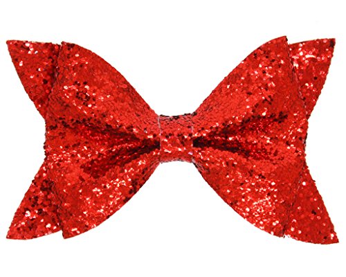 Baby Girls Toddler Red Sequin Bow Hairpin Elastic Hair clips Hair Accessories