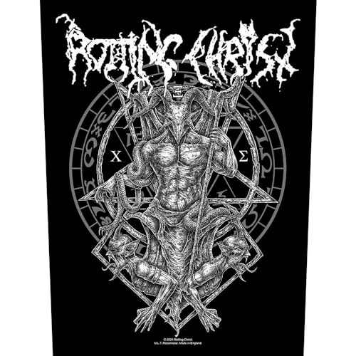 ROTTING CHRIST Écusson de dos # 3 Khronos BAPHOMET 36 x 29 cm