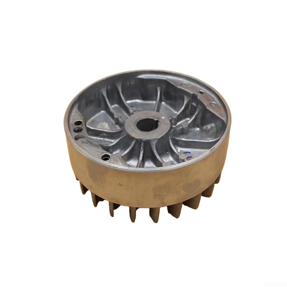 Compatible con Honda Gxv160 Rotor de volante de inercia de 212 cc 224 cc para cortacésped Hrj216, pieza de motor, construcción de metal, componente de repuesto fácil de instalar para jardín y patio
