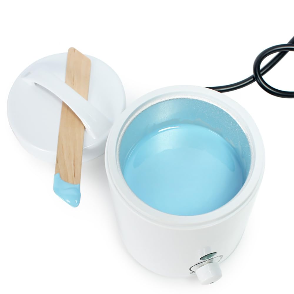 TsoLay Calentador De Cera, Máquina Depilatoria Profesional De Cera Caliente De 40 W, Fabricante De Velas De Fusión Rápida De 200 Ml, Temperatura Ajustable De 194 °F, Bobina De Calentamiento De 360°