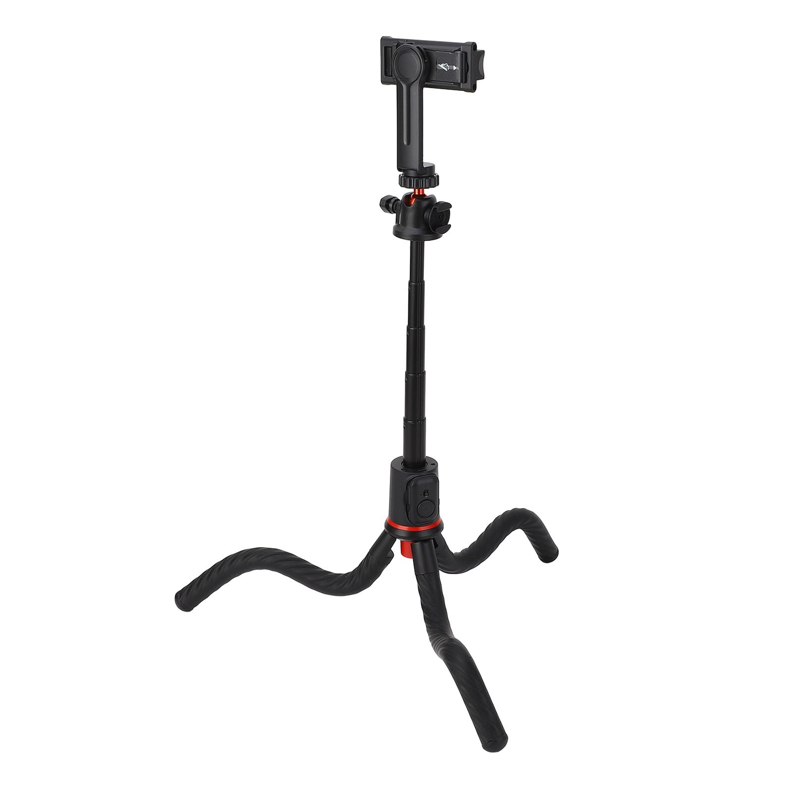 Treppiede Bluetooth Selfie Stick con Telecomando, Rotazione a