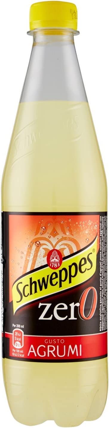 Schweppes Zero agrumi Citrus Lemonade Sans Sucre PET 0,6 L Rafraîchissant