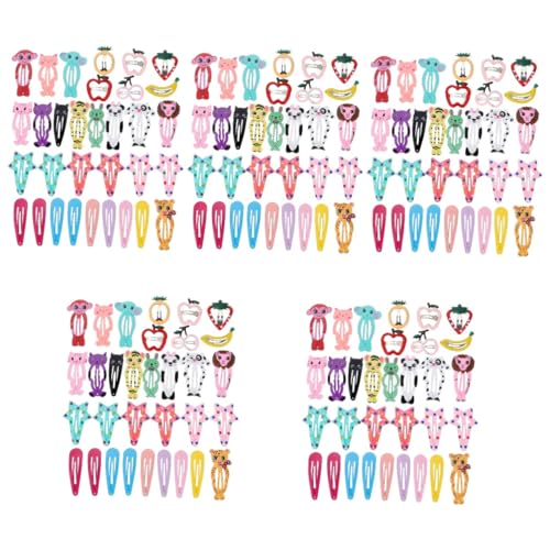 Barrettes cheveux filles VICASKY pinces crocodiles colorées accessoires coiffure enfant 150pcs