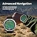 Amazfit T-Rex Ultra 2 Dual-Band GPS Outdoor Smart Watch, 51mm Ti Body, 1.5" Sapphire AMOLED Display, Flashlight, 30 Days of Battery, Offline Maps, 10 ATM, 180+ Sports Mode for Android & iPhone, Black