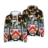 Hoodie San Cristóbal y Nieves Emblema Nacional Manga Larga Sudadera con Capucha Hombre Sudadera Pullover para Uso Diario Actividades De Ocio Al Aire Libre Picnic Variados Colores