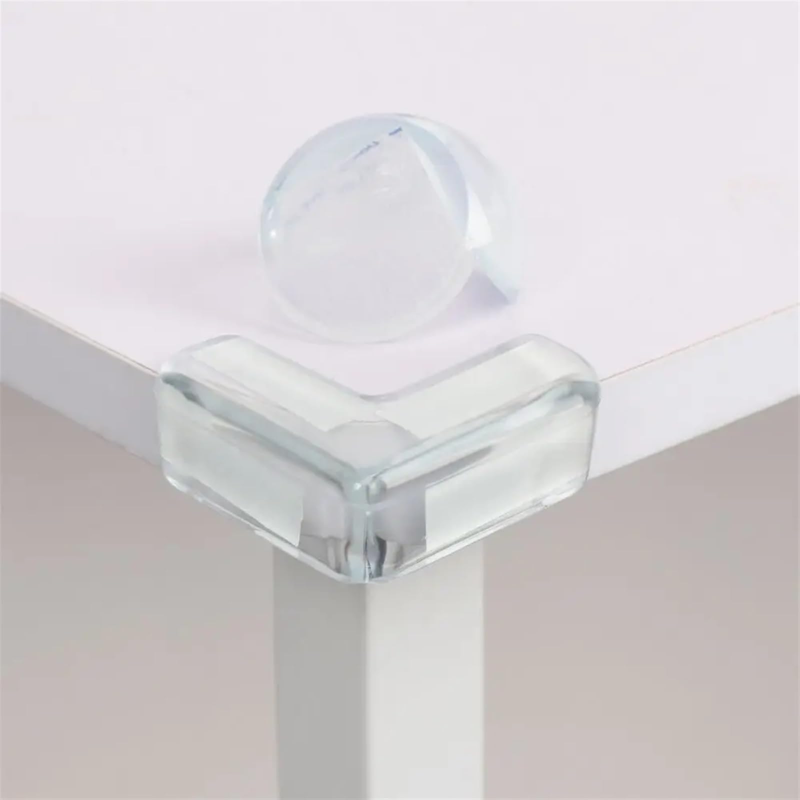 Protectores de Esquinas para mesas, Seguridad Infantil, 4 Piezas, Tiras Protectoras de Silicona anticolisión para Escritorio.