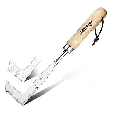 Estirpatore Erbacce Manuale - A 3 Denti, Acciaio Inossidabile, Con Manico, Per Giardino