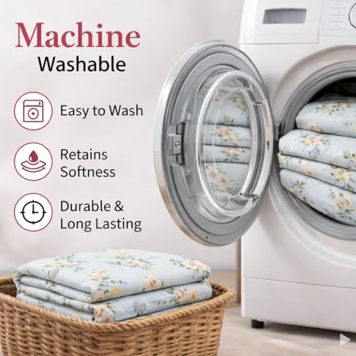 Image of Pure Cotton 3-Layered Reversible Dohar for Single Bed 60 x 90 Inches | Super Soft Lightweight AC Blanket /Quilt | All-Season Comfort & Washable Printed Cotton Dohar (Pack of 2) - Design 6