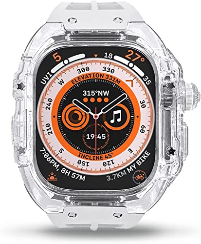 Bracelet antichoc Apple Watch transparent contre les rayures 44mm