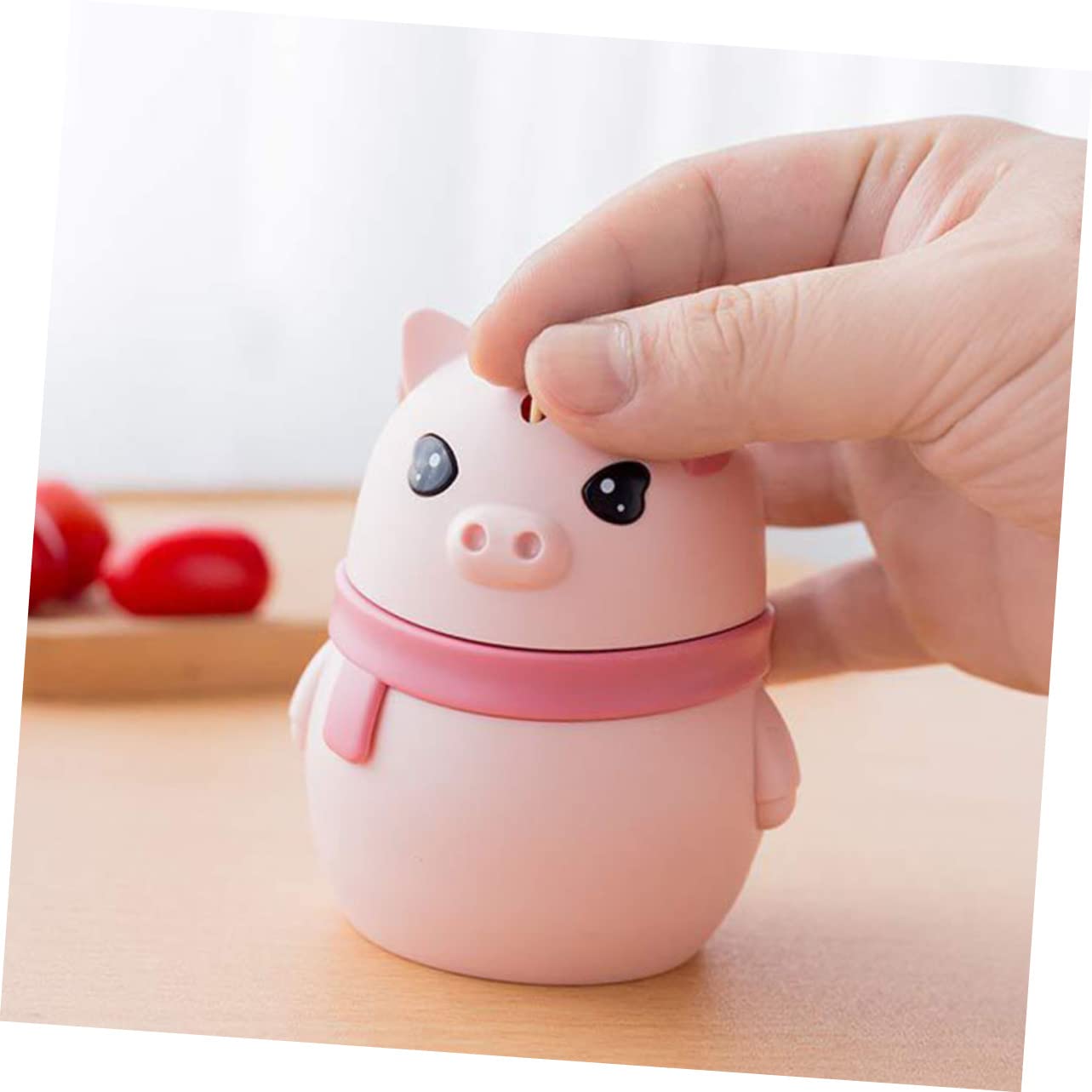 Unomor 2pcs Cartoon Pig Toothpick Holders Automatic Dispensers for Home Restaurant Use Unique Design Funny Toothpick Dispenser for Parties