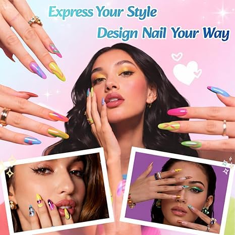 Image of KHOLAD 12 Colors nail art Pens Set, 2026 Upgrade Nail Art Markers for Gel Nails, DIY Quick Dry Graffiti Dotting Point Liner Pens, 3D Nail Polish Pens for Painting, Nails Art Drawing Tool (12 Colors - 0.7mm Fine Tip)